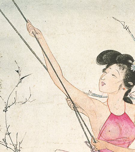 马关县-胡也佛的仕女画和最知名的金瓶梅秘戏图